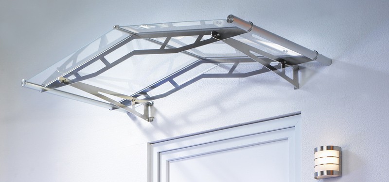 Marquises, auvents en kit à ossature acier inoxydable