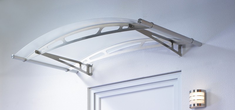 Marquises, auvents en kit à ossature acier inoxydable